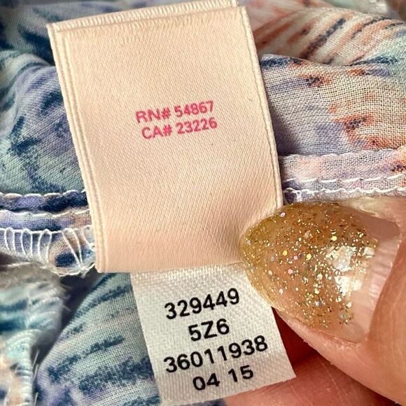 New NWT Victoria’s Secret Multicolored Tye Dye Swim Suit Cover Up Small - Picture 9 of 11